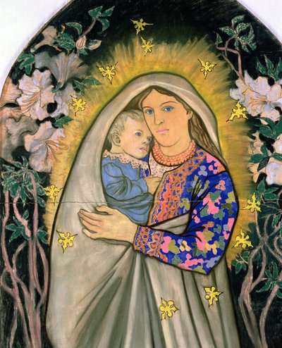 Ländliche Madonna, 1904 von Stanislaw Wyspianski
